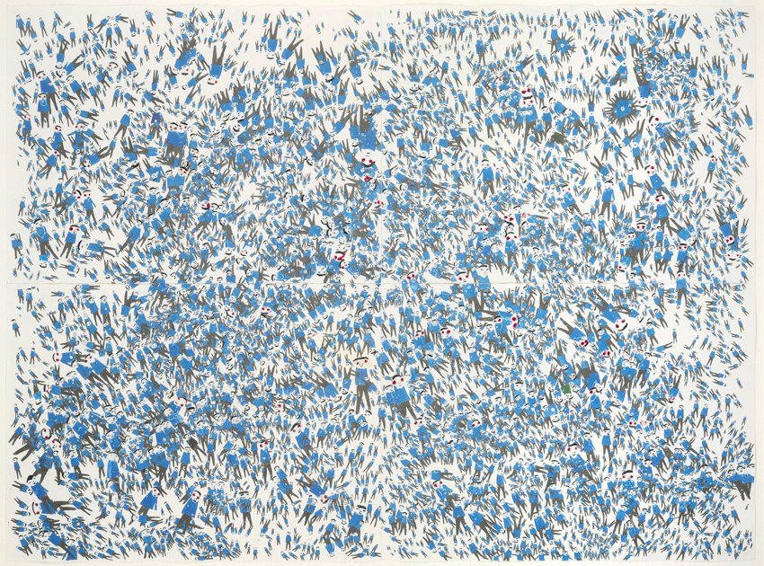 <b>Neil Farber</b>, <em>Untilted Blue</em>, 2010 /152x112cm