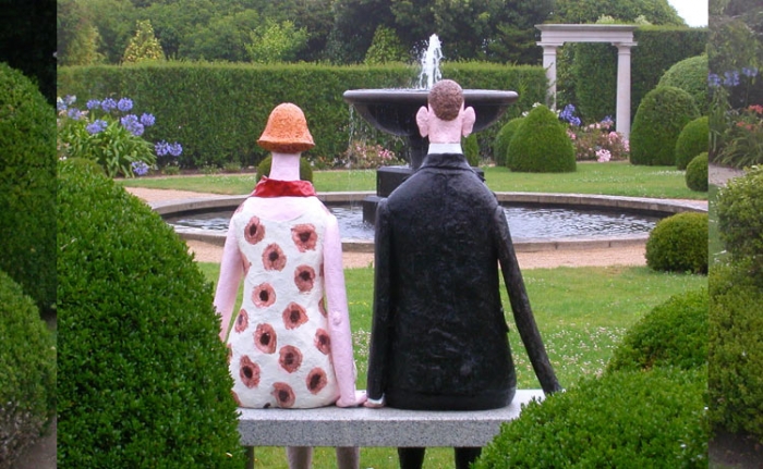 Chassepot, le couple, bronze Chassepot, le couple, bronze