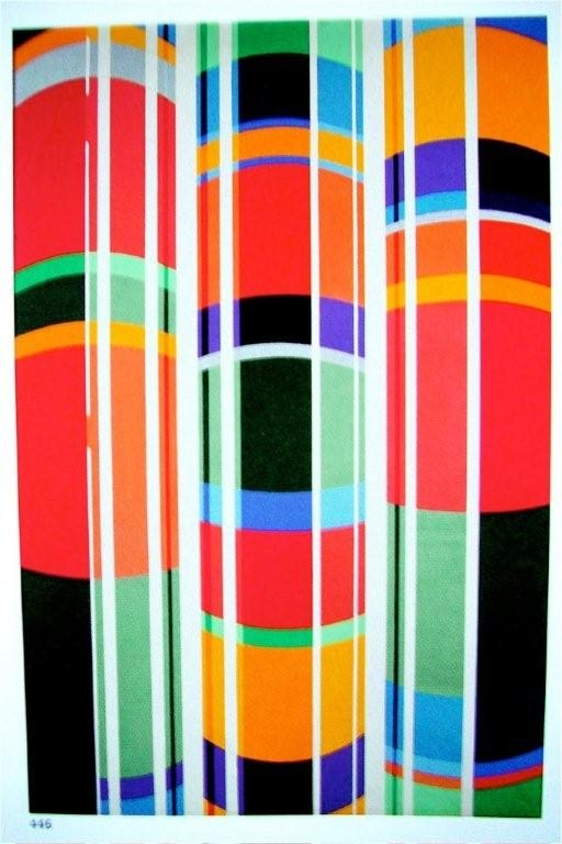 Trois tubes, 1973, huile sur toile, 130 x 195 cm,Guy De Rougemont