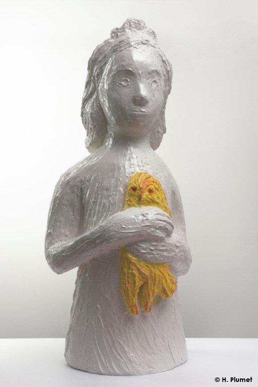 Françoise Pétrovitch, Princesse, 2009, Résine, 94 x 30 cm