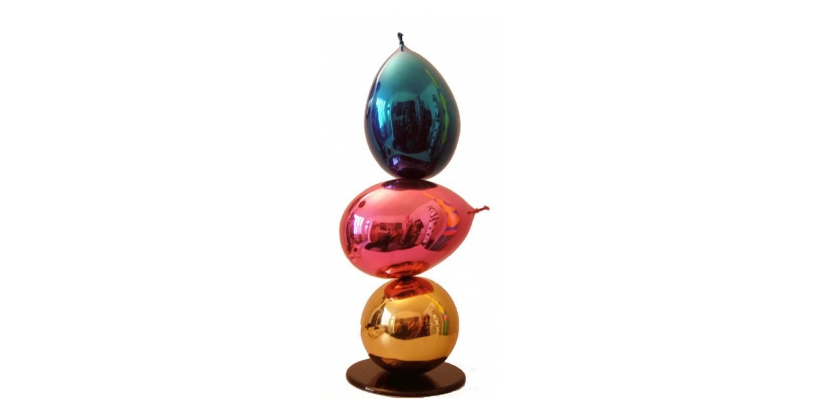 Philippe Berry, Les trois beaux ballons, 68 x 25 x 25 cm	