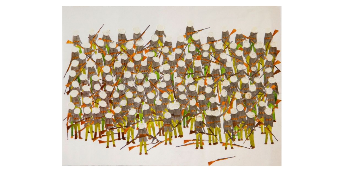 Untitled, 2009, Technique mixte sur papier, 56 x 76 cm, Neil Farber