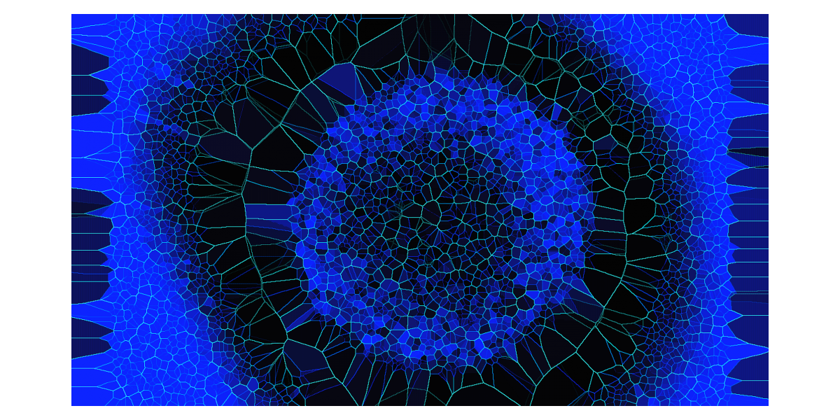 Miguel Chevalier, L'Œil du Microscope, 2020, Courtesy Galerie Keza, Production Organoïde/Institut Pasteur