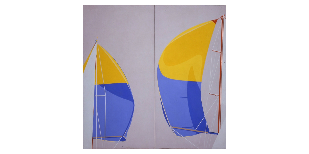 Hervé Télémaque, Le Large, 1969, 2 x 2 m