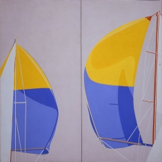 Hervé Télémaque, Le Large, 1969, 2 x 2 m